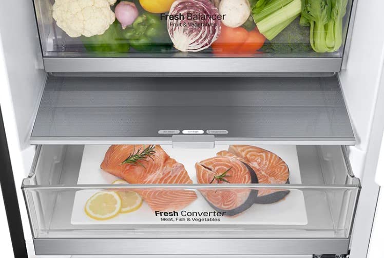 LG GBB92MCABP Black Carbon Refrigerator-Freezer Combo