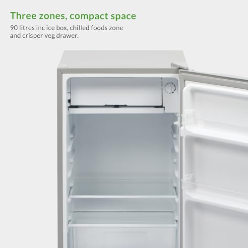 Willow W48UFIS 90L Under Counter Fridge - Silver