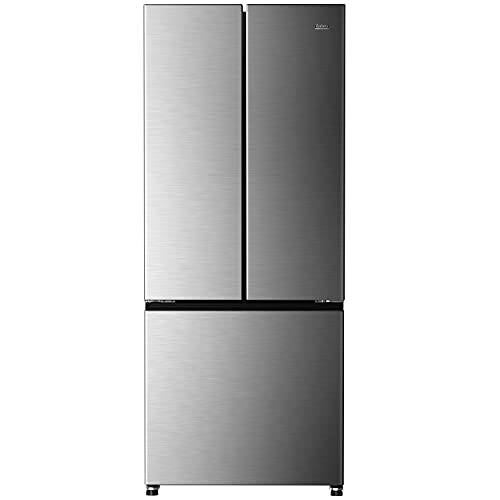 Galanz 3-Door Refrigerator with Bottom Freezer, 16 Cu Ft