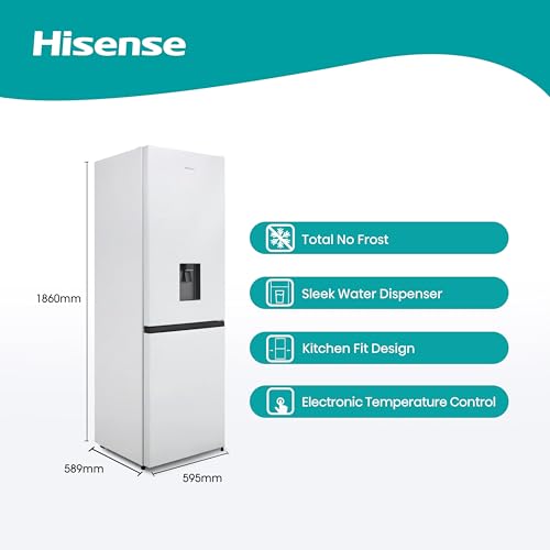 Hisense 70/30 Frost-Free Refrigerator with Freezer, White