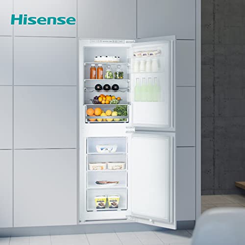 White Hisense Built-in Fridge Freezer - 233L