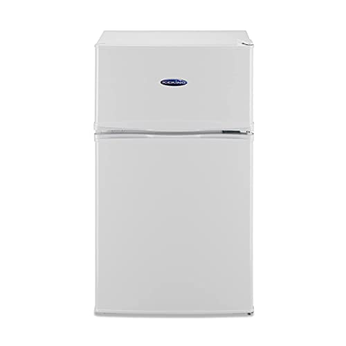 IceKing IK2022W.E 85L 2-Door Fridge Freezer