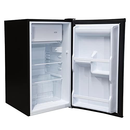 SIA 48cm Black Under Counter Fridge with Ice Box