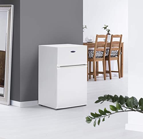 IceKing IK2022W.E 85L 2-Door Fridge Freezer