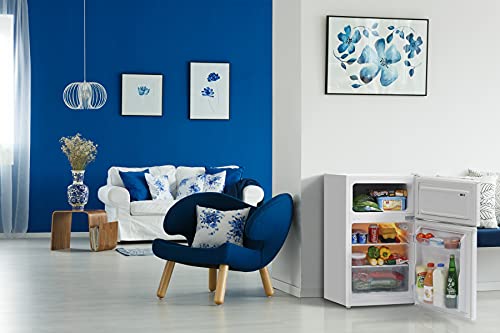 IceKing IK2022W.E 85L 2-Door Fridge Freezer