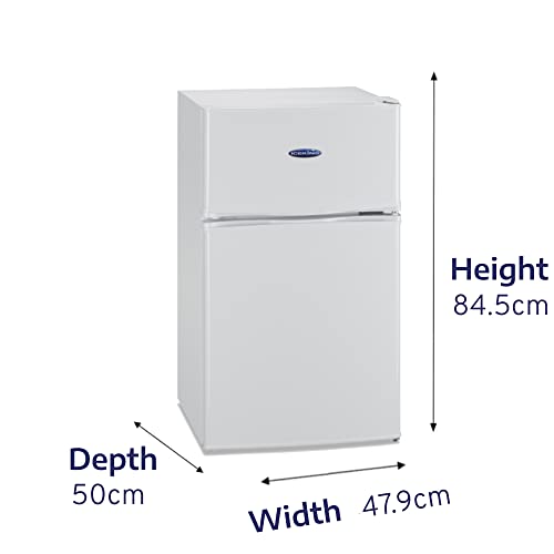 IceKing IK2022W.E 85L 2-Door Fridge Freezer