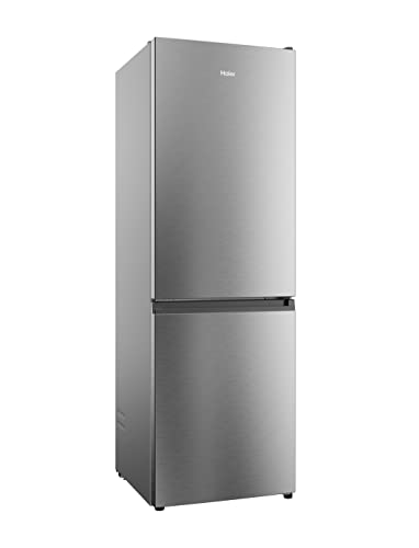 Haier 341L Silver Freestanding Fridge Freezer