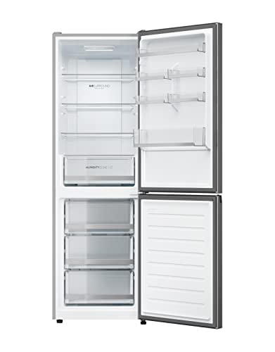 Haier 341L Silver Freestanding Fridge Freezer