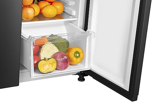Cookology 460L Black American Side-by-Side Fridge Freezer