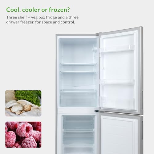 Willow 157L Freestanding 70/30 Fridge Freezer - White
