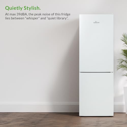 Willow 157L Freestanding 70/30 Fridge Freezer - White