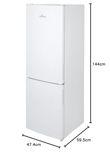Willow 157L Freestanding 70/30 Fridge Freezer - White