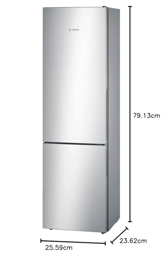 Bosch Serie 4 Freestanding Fridge Freezer, Silver