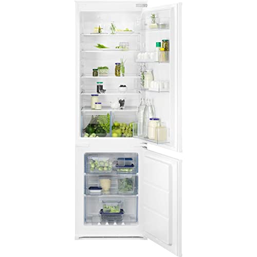 Zanussi Built-In LowFrost Fridge Freezer, 196L