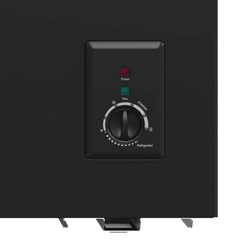 Baridi 199L Freestanding Chest Freezer - Black