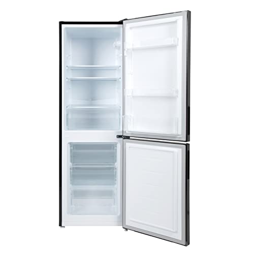 Willow 157L Freestanding Fridge Freezer - Black