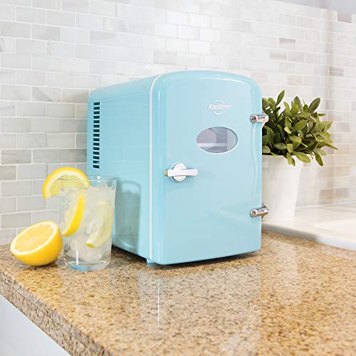 Koolatron 6-Can Retro Mini Fridge in Green