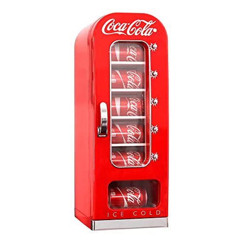 Coca-Cola Retro Mini Fridge 5L Red Display Window