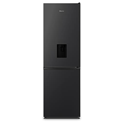 Hisense Black Fridge Freezer - 300L Capacity