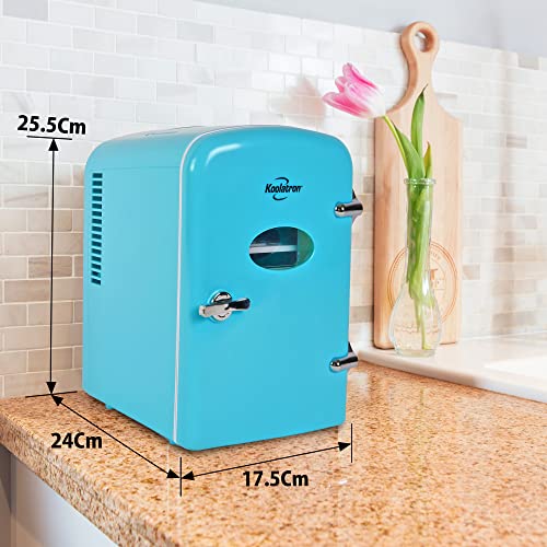 Koolatron 6-Can Retro Mini Fridge in Green
