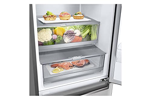 384L Stainless Steel Freestanding Fridge Freezer