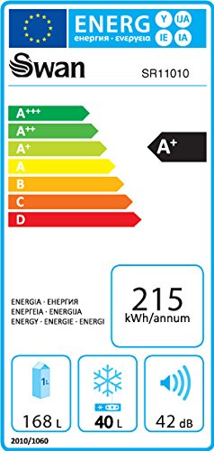 Swan Retro Top Mounted Fridge Freezer, A+ Energy Rated