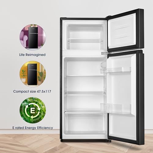 Fridgemaster MTM48120EB Black 80/20 Fridge Freezer