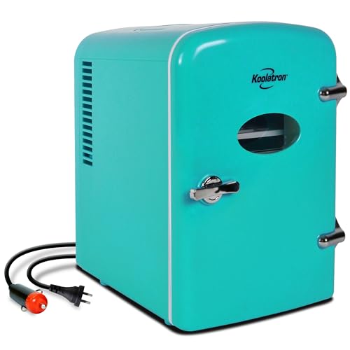 Koolatron 6-Can Retro Mini Fridge in Green