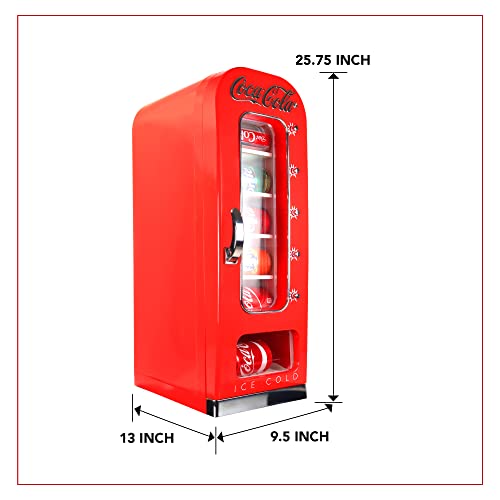Coca-Cola Retro Mini Fridge 5L Red Display Window