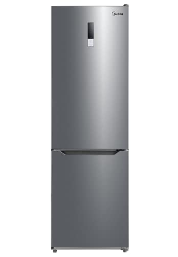 Midea 310L Frost Free Fridge Freezer Inox