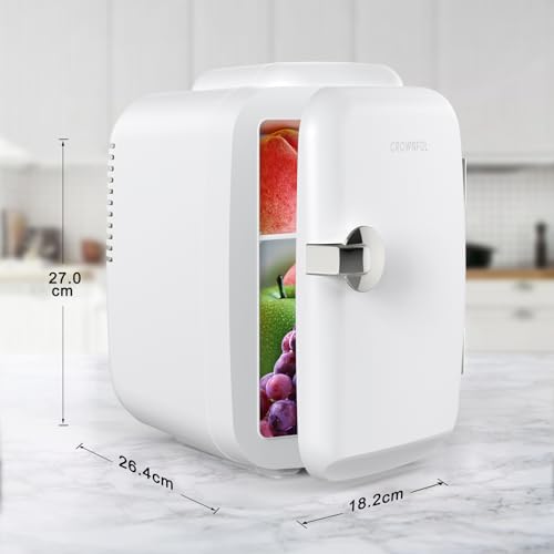 CROWNFUL Pink 4L Mini Portable Cooler/Warmer