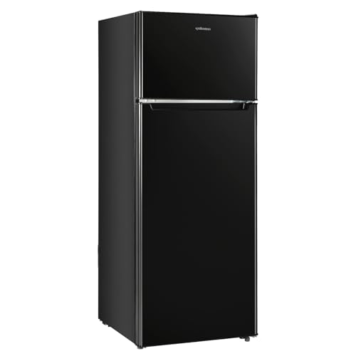 Upstreman 7.7 Cu.Ft. Double Door Fridge Freezer