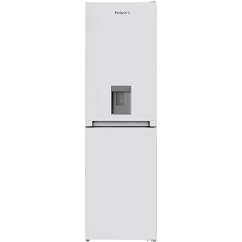 Hotpoint Fridge Freezer with Water Dispenser, White