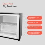 Cookology Black Table Top Mini Freezer 32L