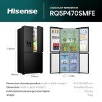 Hisense WiFi American Fridge Freezer with Water Dispenser