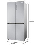 Haier Cube 83 Series No Frost Fridge Freezer