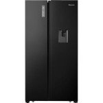 Fridgemaster Black No Frost American Fridge Freezer