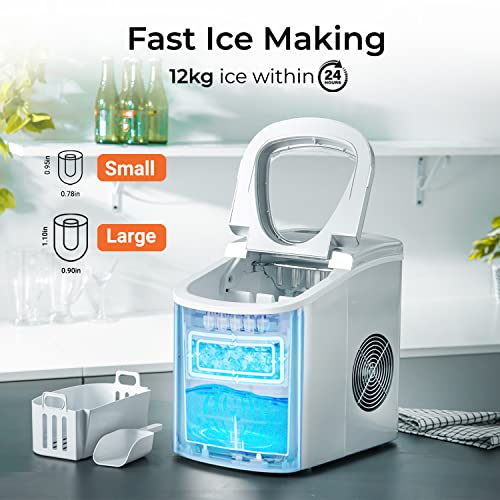 Geepas Ice Cube Maker: Compact, Portable, Automatic