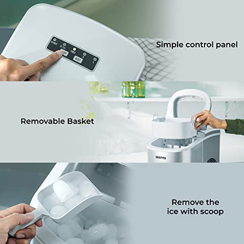 Geepas Portable Compact Ice Cube Maker