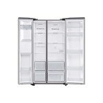 Silver 635L American Style Fridge Freezer