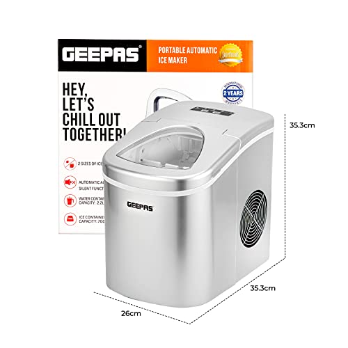 Geepas Portable Compact Ice Cube Maker