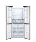 Fridgemaster 4-Door No Frost Fridge Freezer, Black