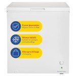 Russell Hobbs White 198L Chest Freezer