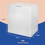 Russell Hobbs White 198L Chest Freezer