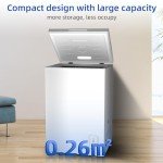 CHiQ 99L Chest Freezer with Thermostat Control