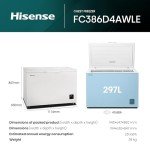Hisense 297L Freestanding Chest Freezer - White