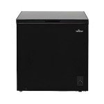 Willow 199L Freestanding Chest Freezer - Black