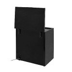 Willow 199L Freestanding Chest Freezer - Black