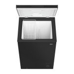 SIA 99L Black Chest Freezer with Wire Basket
