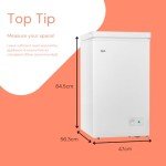 SIA 92L White Compact Chest Freezer